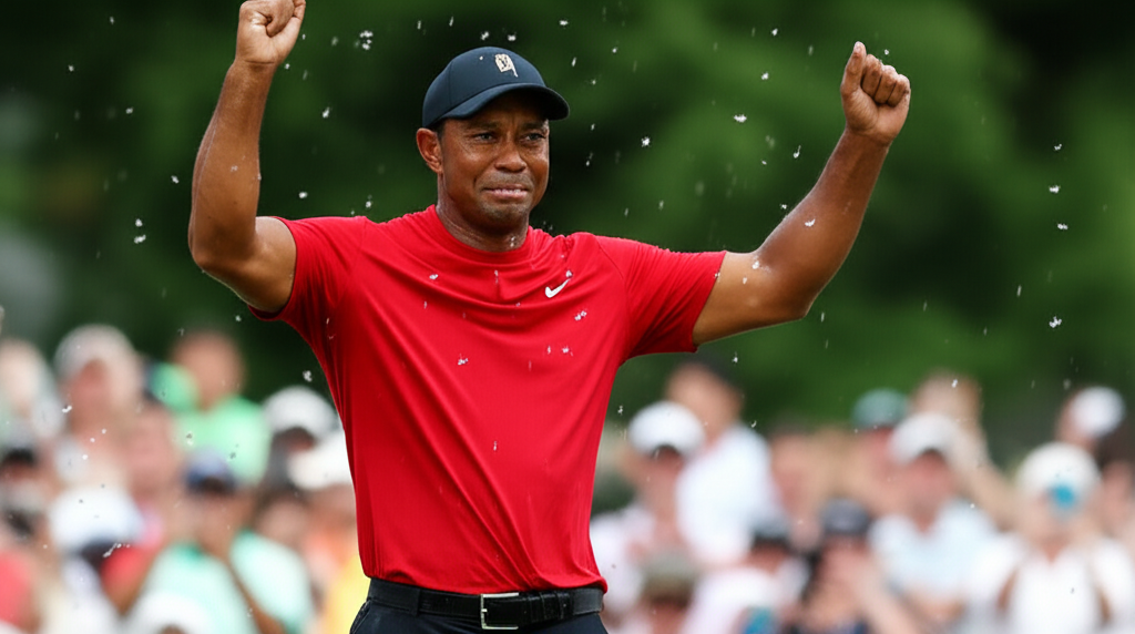 Signed Tiger Woods Photo